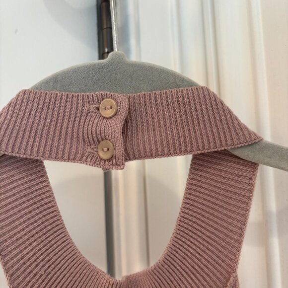Intermix Anya Blush High Neck Halter top - Picture 6 of 6
